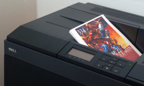 Цветной лазерный принтер Dell 5130cdn кнопки управления