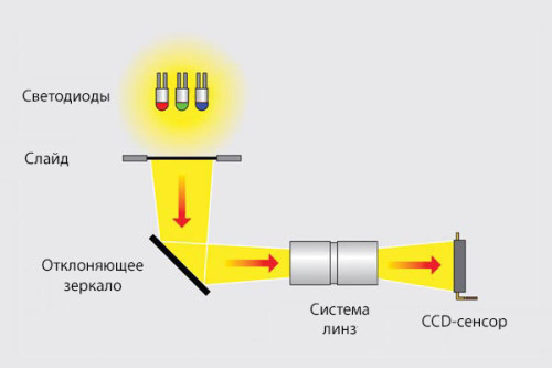 Устройстсво пленочнчного сканера